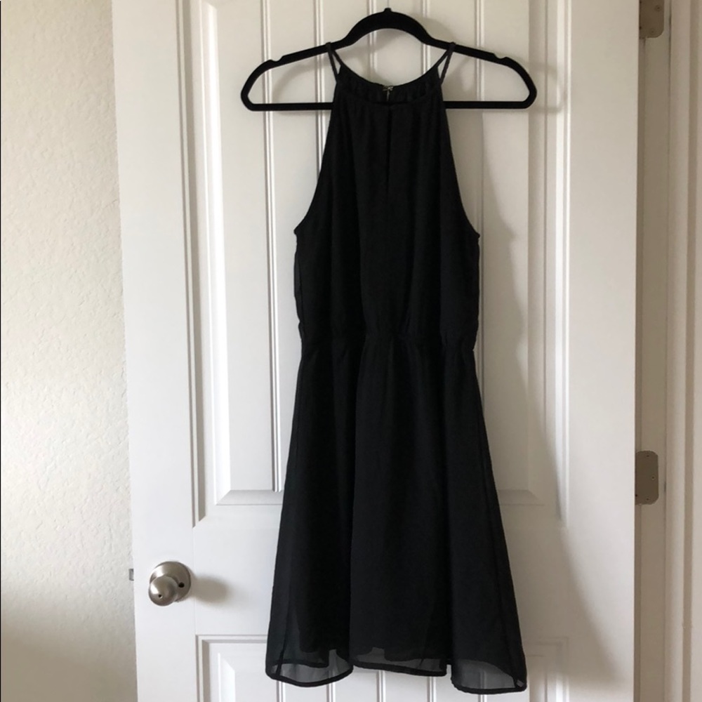 H&M Black Flowy Dress
